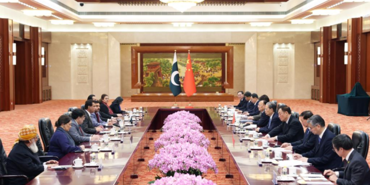 China’s top legislator holds talks with speaker of National Assembly of Pakistan