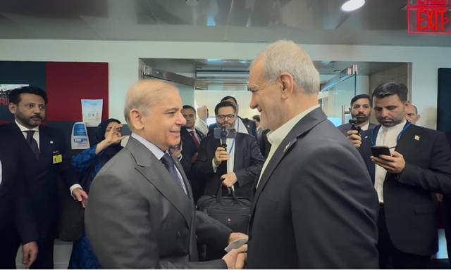Shehbaz, Pezeshkian Hold Talks on Regional Stability at UNGA